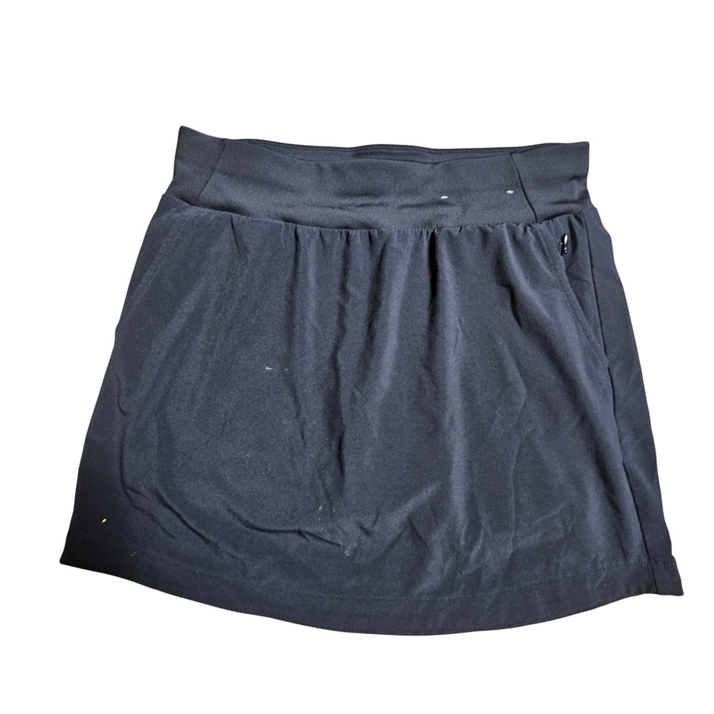 Stylus Womens Pull On Tennis Mini Skirt XS Zip Pockets Yoga Athletic Sports